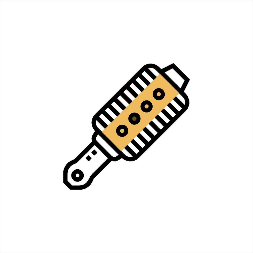 A screwdriver icon on a white background vector