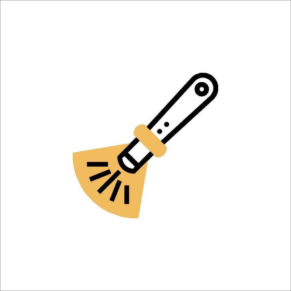 A brush icon on a white background vector