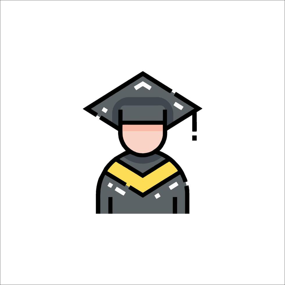 Graduation icon, illustration vector