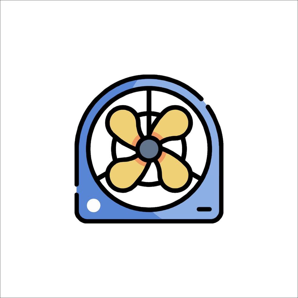 A fan icon on a white background vector