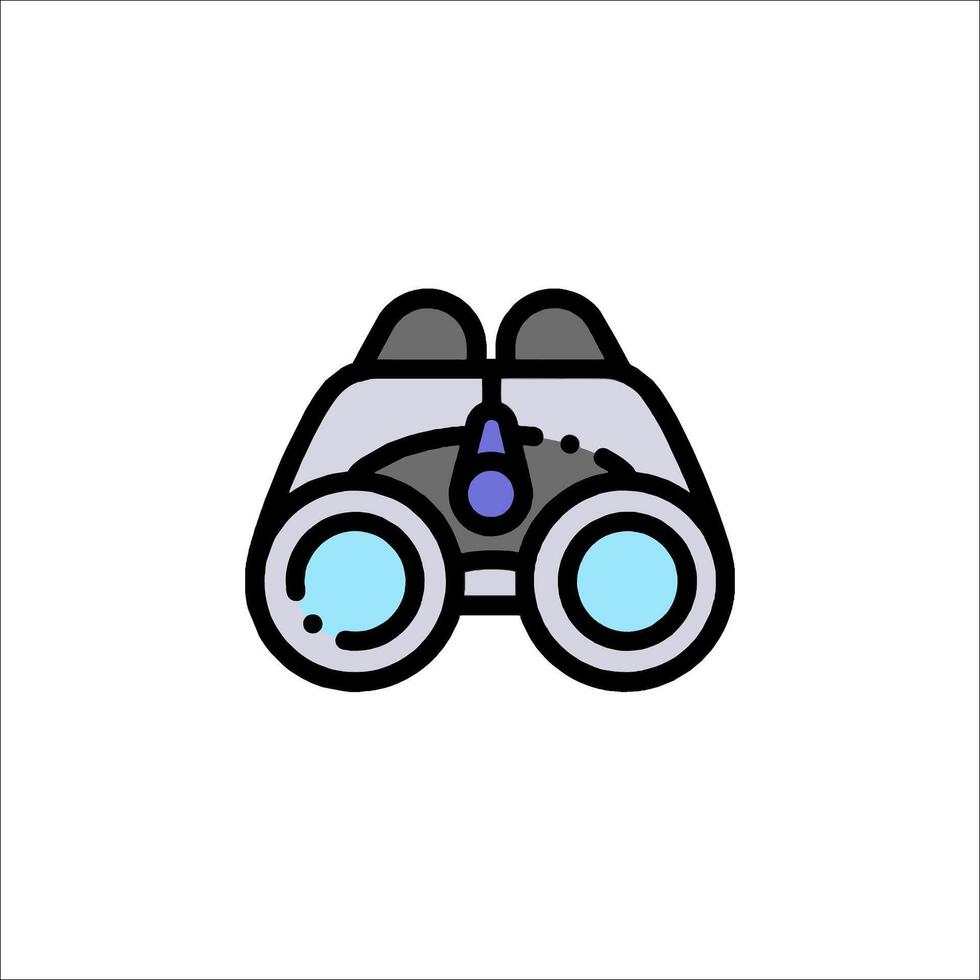 Binoculars icon illustration vector