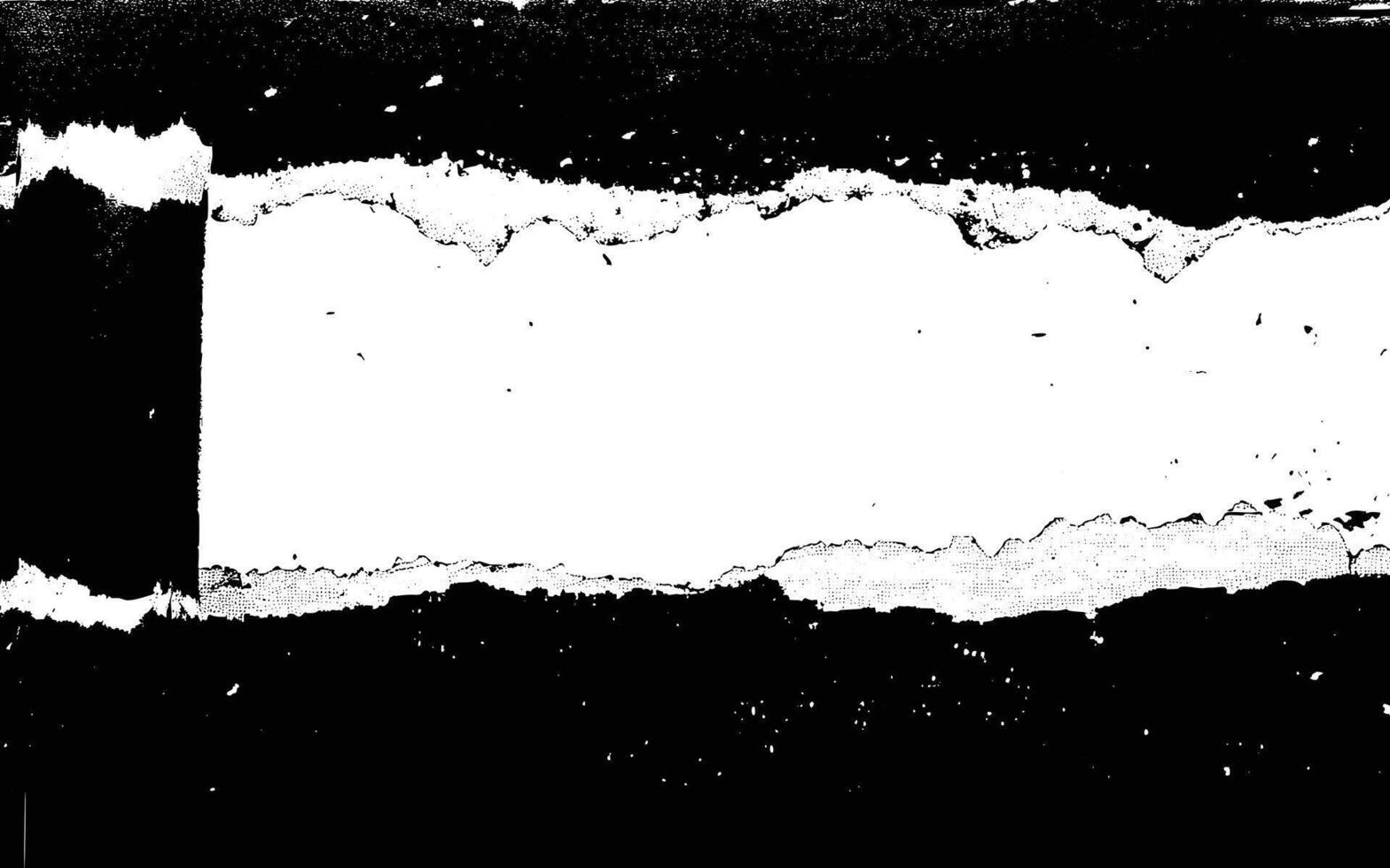 Grungy Torn Paper Background with Distressed Textures vector