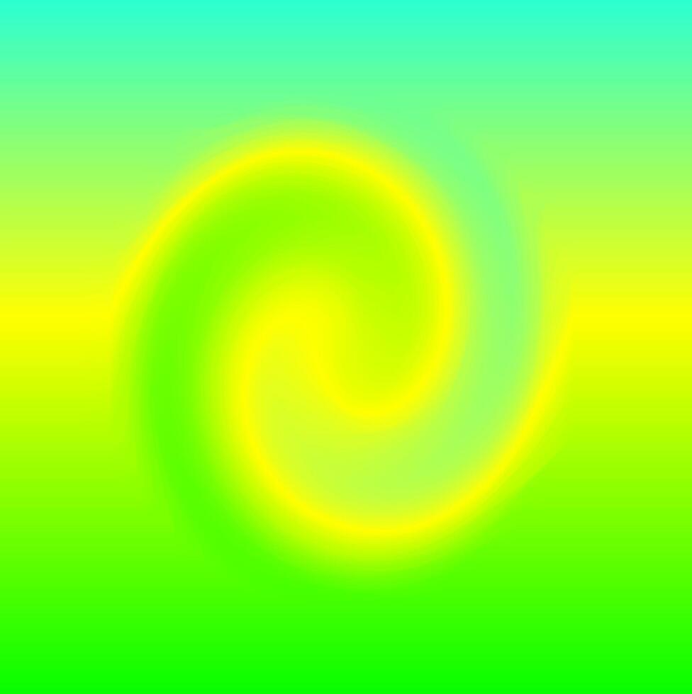 Abstract background in the form of a yellow-green spiral vector