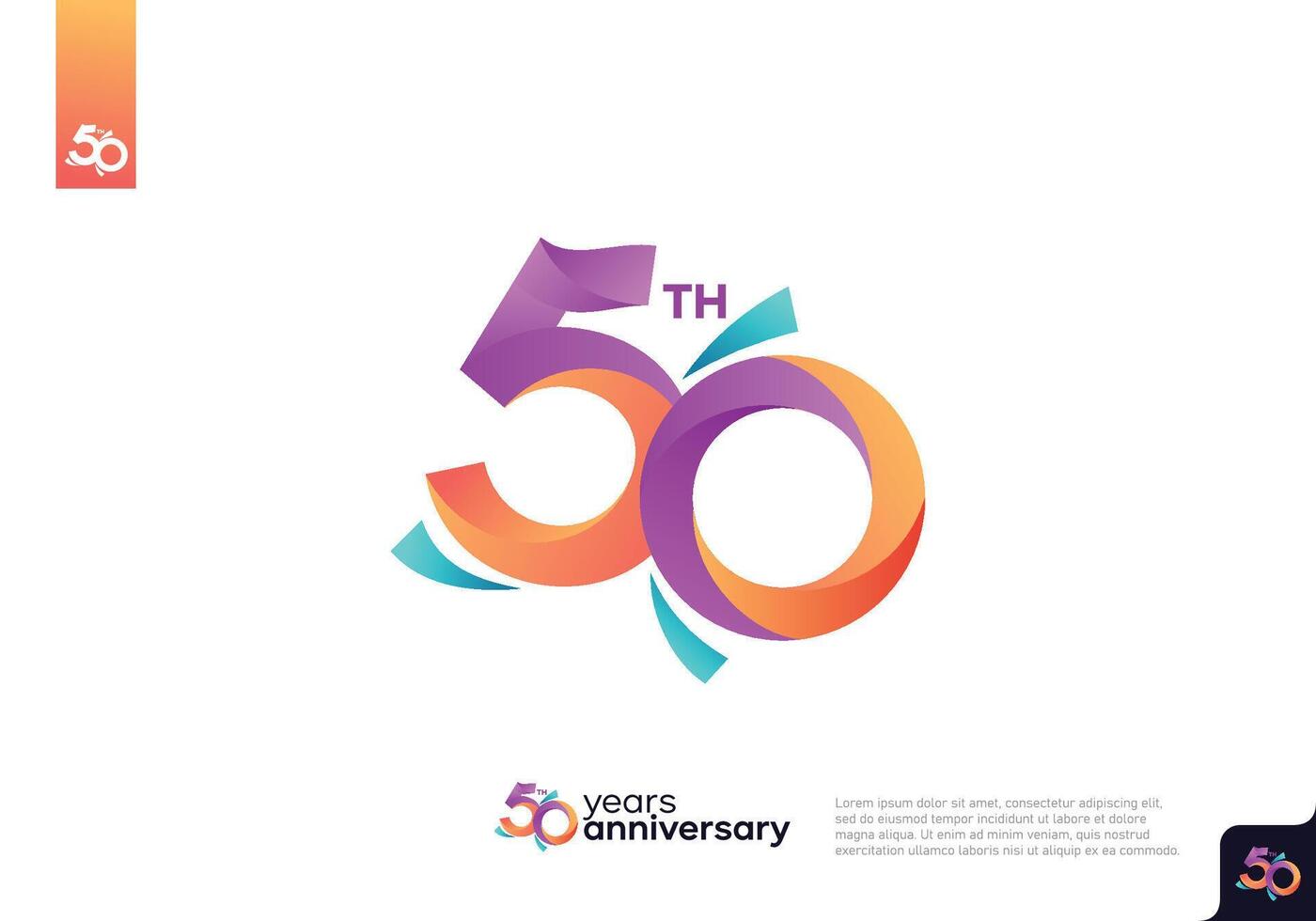 Number 50 logo icon design, 50th birthday logo number, anniversary 50 vector