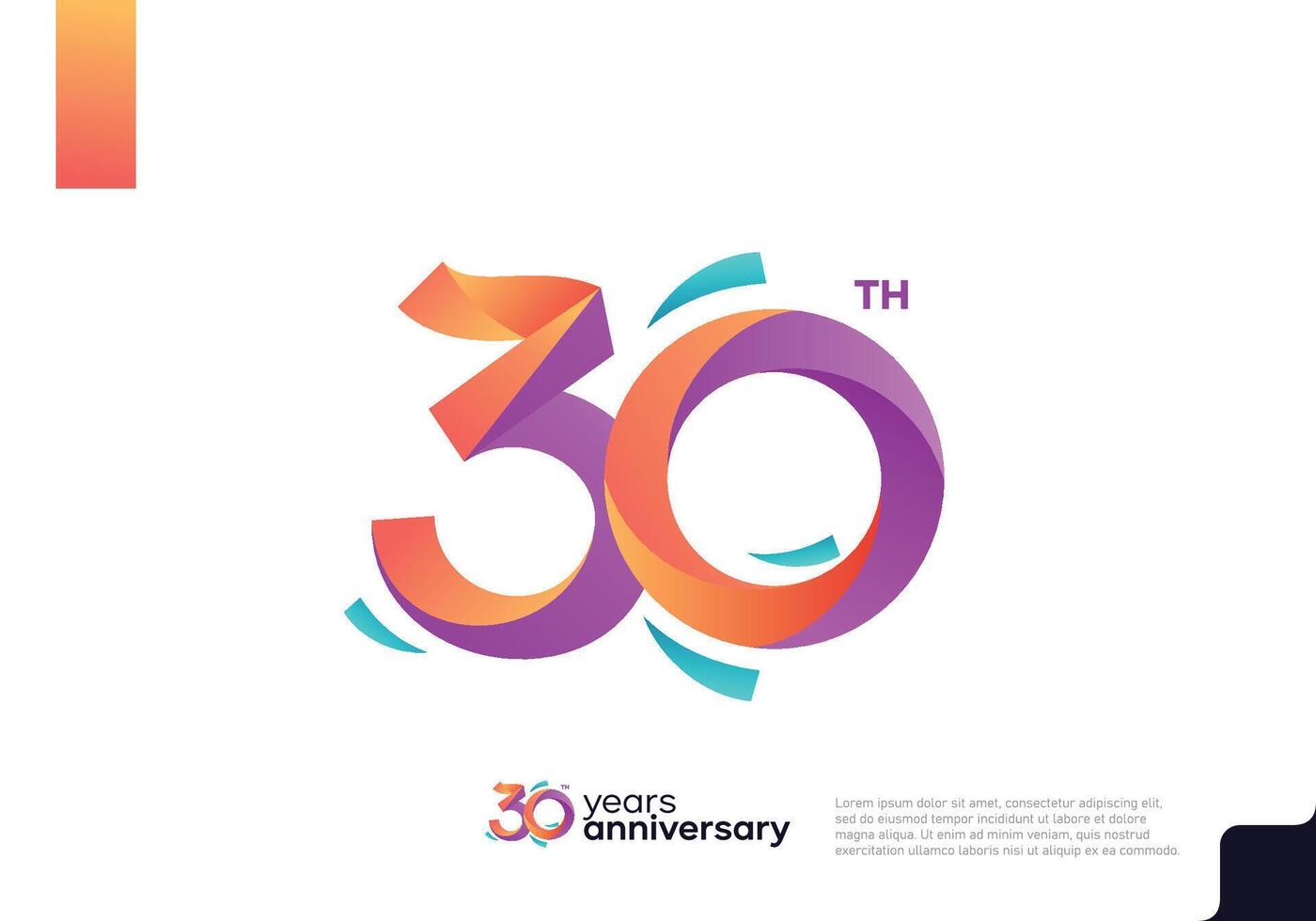 Number 30 logo icon design, 30th birthday logo number, anniversary 30 vector