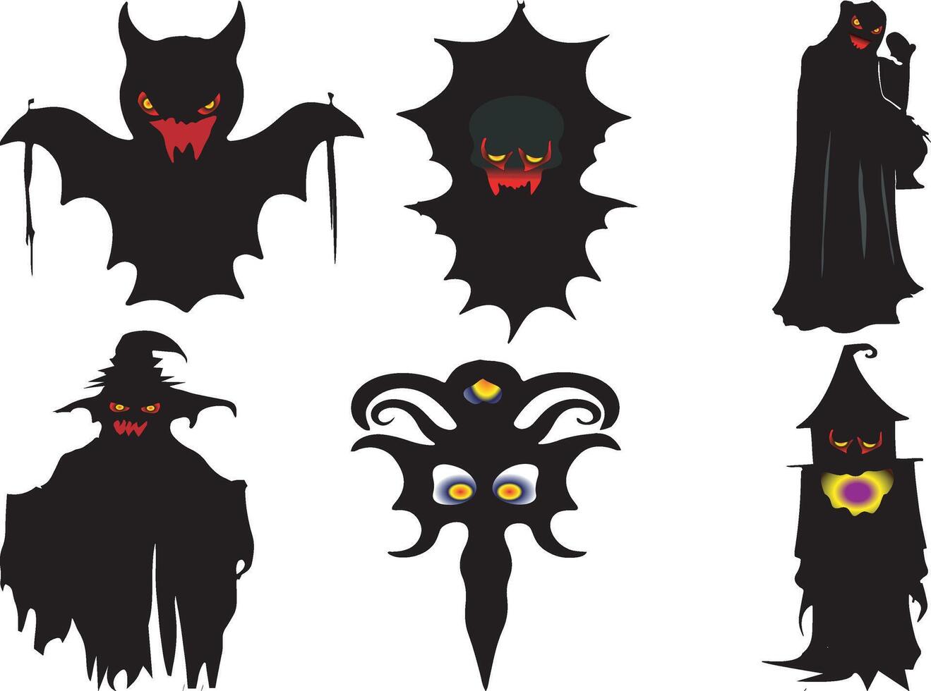 Spooky and Fun Halloween Design Bundle vector