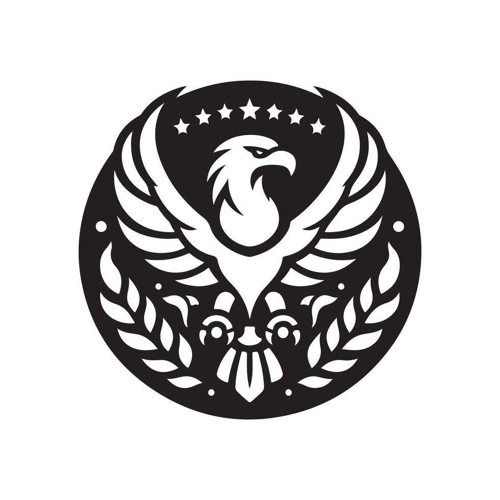 Bonelli's Eagle Silhouette Vectors for Logos, Icons, and Branding