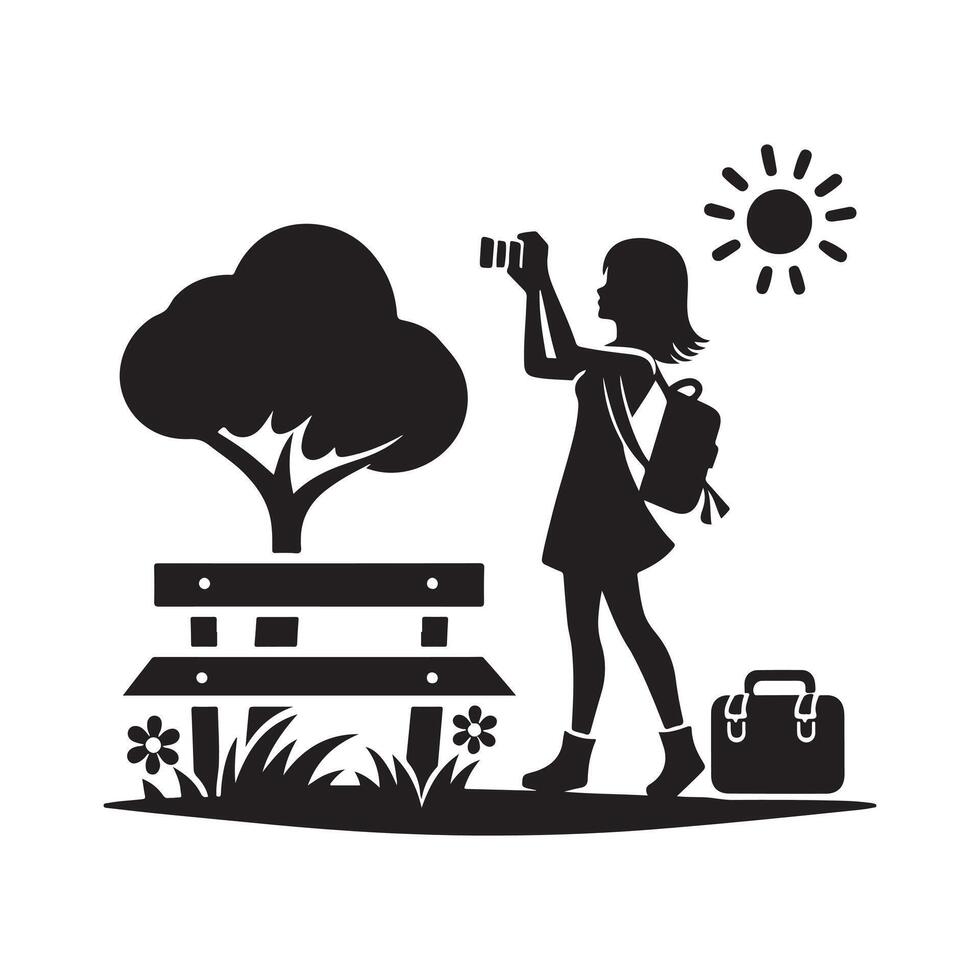 Customizable Photography Silhouette Vectors for Marketing