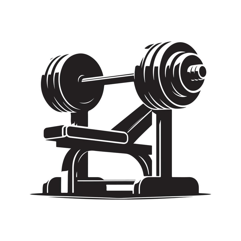 Weight Bench Vectors for Social Media Fitness Content