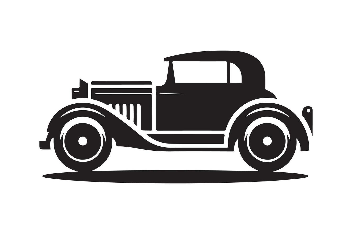 Download Premium Vintage Car Silhouettes for High-Quality Designs vector