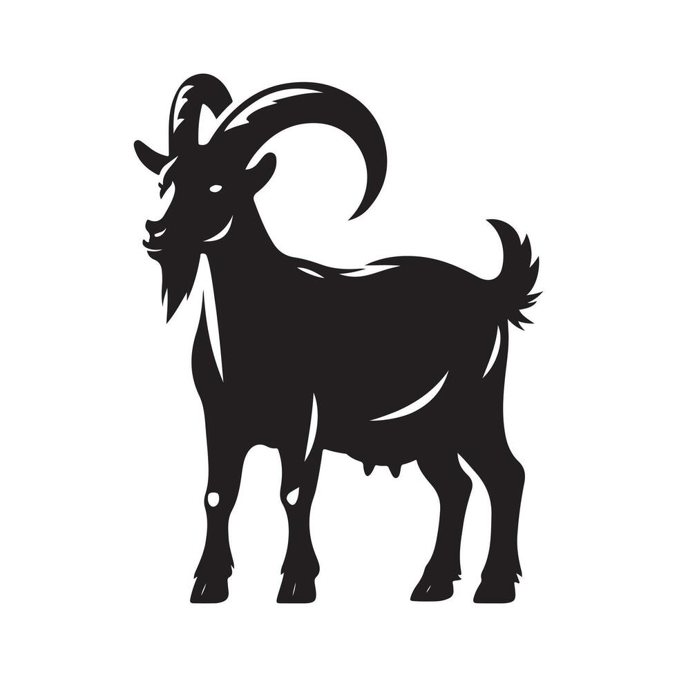 Goat-Themed Vectors Art for Microstock Platforms