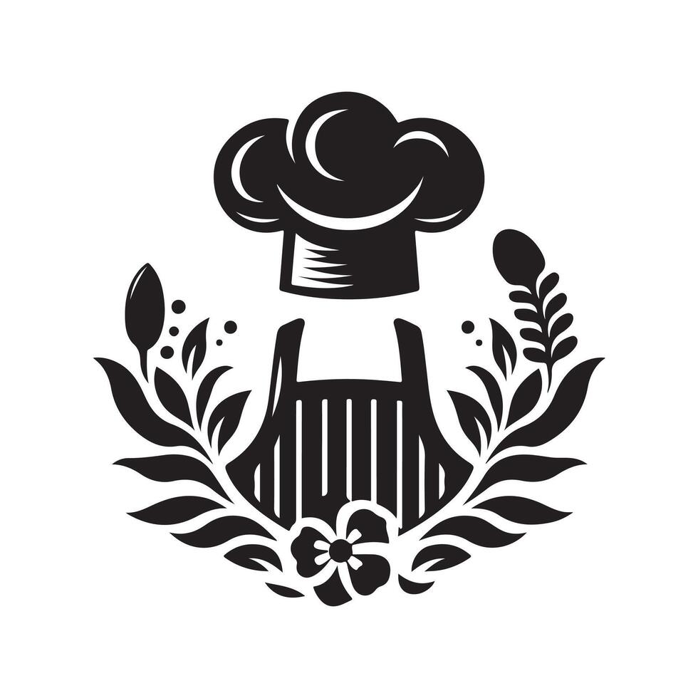 Kitchen Cap Silhouette Vectors Illustrations Creative and Versatile