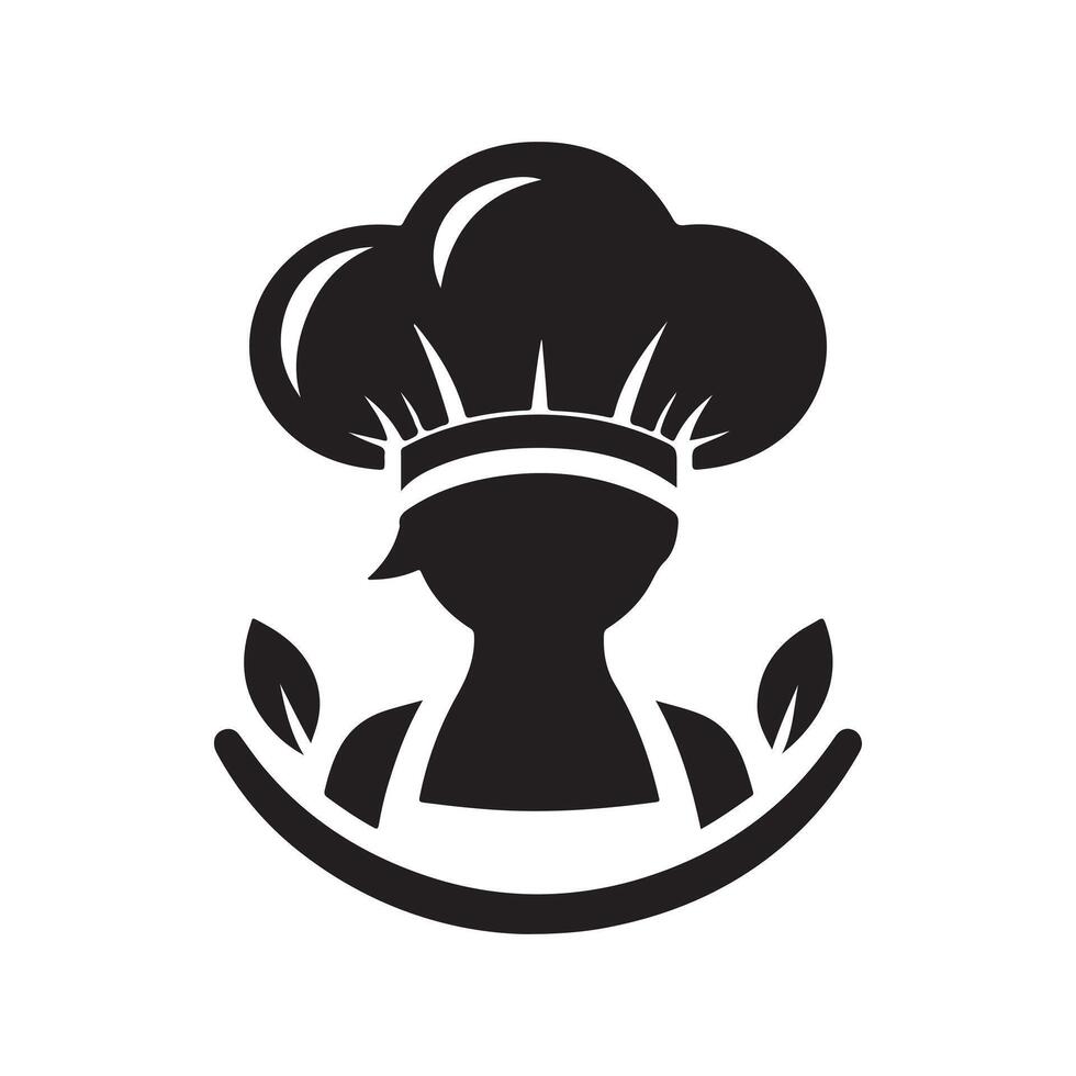 Kitchen Cap Silhouette Vectors Perfect for Food Blog Graphics