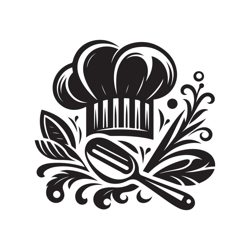 Kitchen Cap Silhouettes Perfect for Home and Professional Use vector