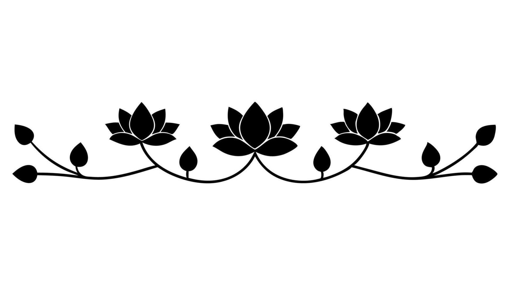 Free Intricate Circular Floral Ornament Silhouette Illustration for Use vector