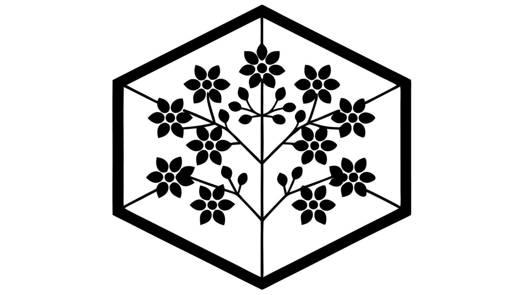 Free Classic Floral Silhouettes for Headings, Dividers, and Borders vector