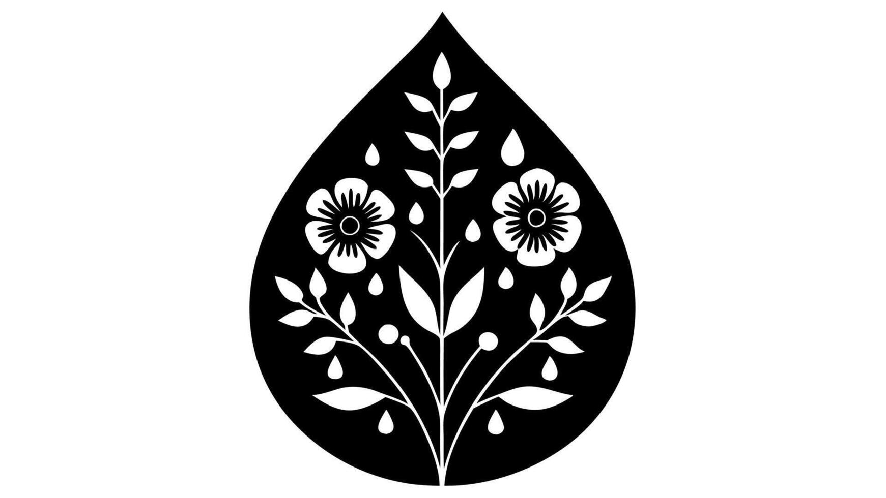 Elegant floral drop endings and headings free for creative designs vector