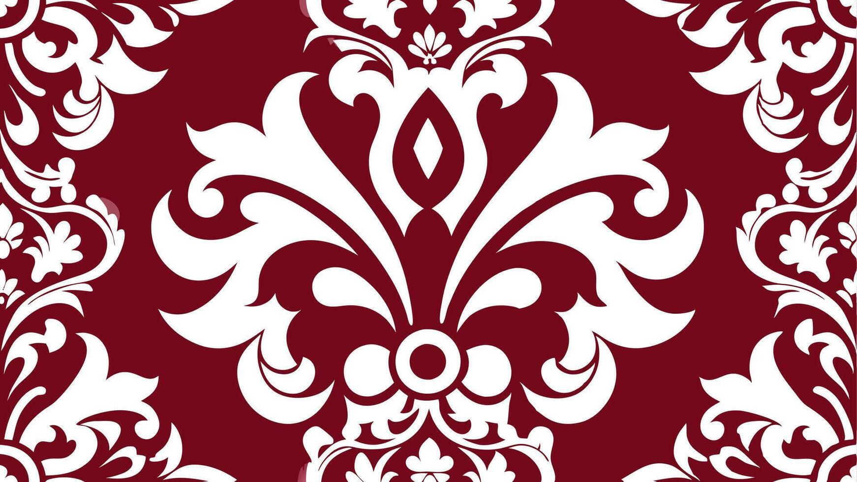 Elegant Damask Seamless Pattern Free for Fabric and Wallpaper Design vector