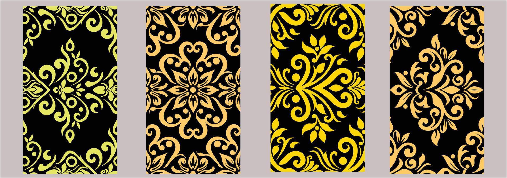 Free Seamless Classic Elegance Illustration Bundle for Creative Projects vector