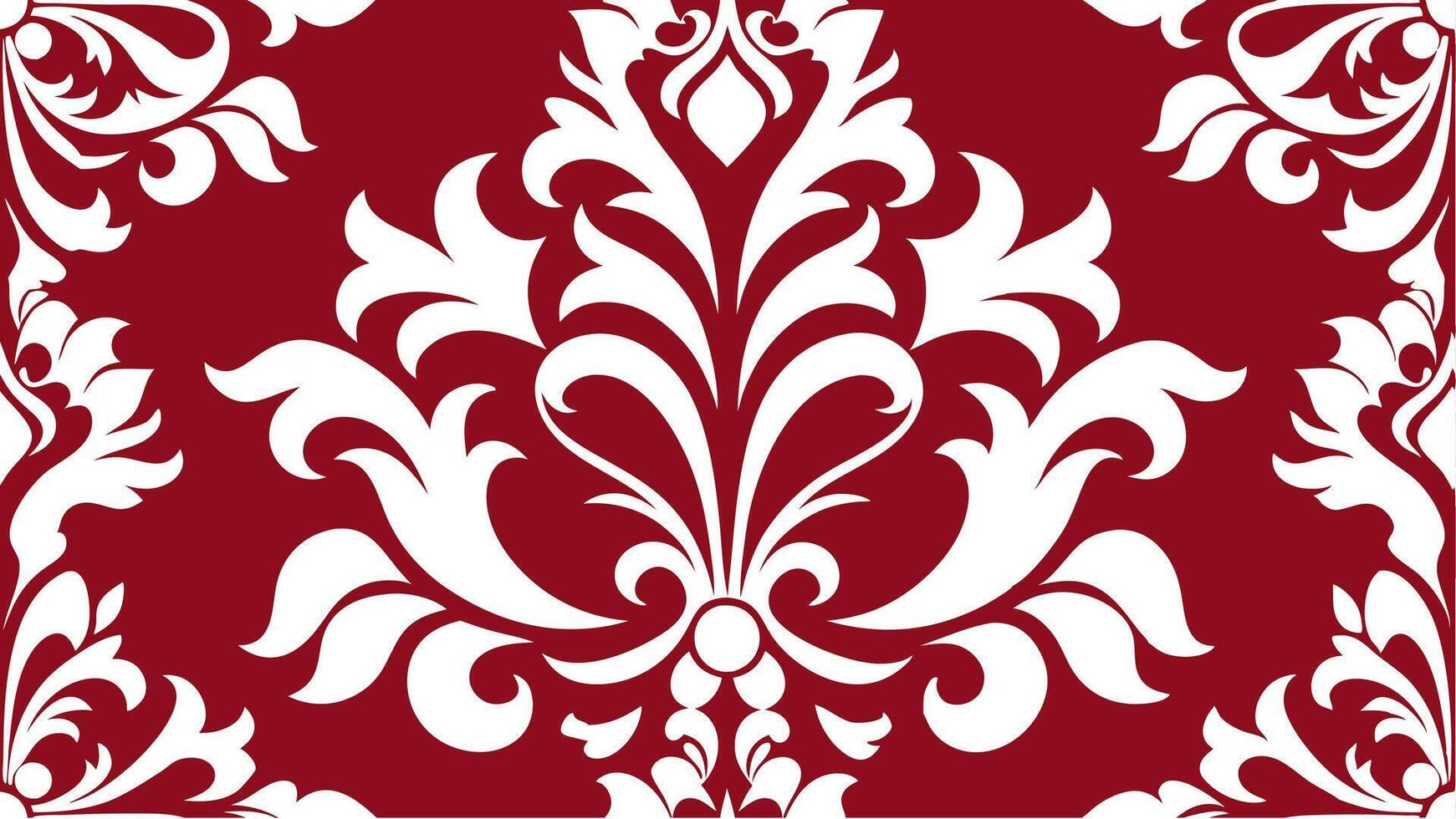 Elegant Damask Seamless Pattern Free for Fabric and Design vector