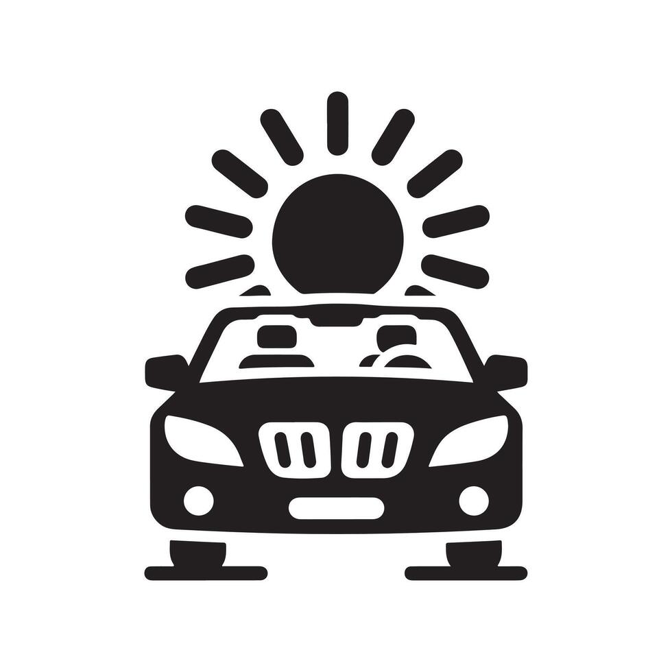 Stylish Convertible Silhouette Vectors for T-Shirts, Logos, and Graphics