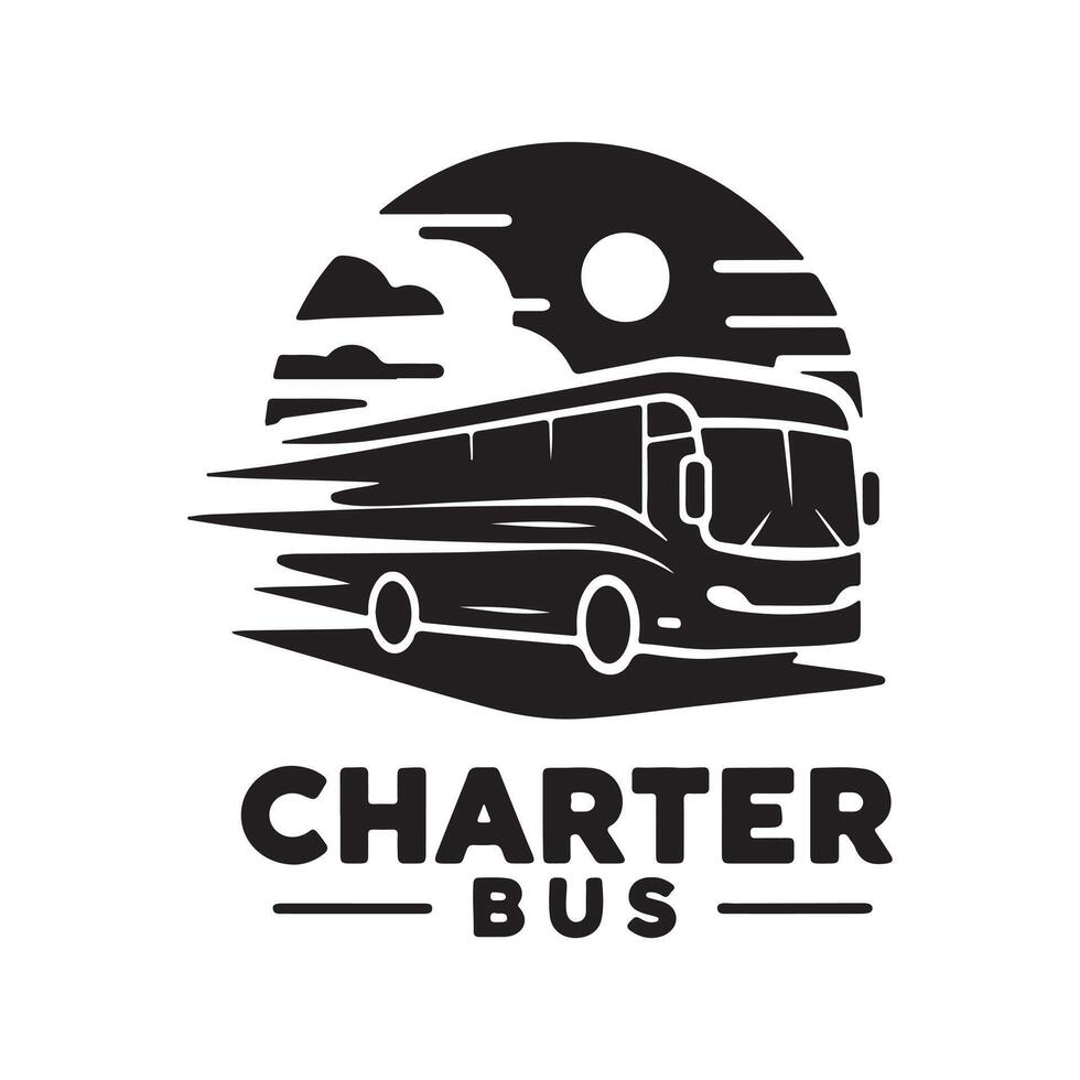 Perfectly Designed Retro Bus Logo for Graphic Use vector