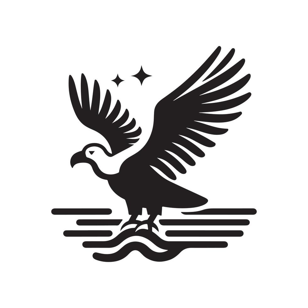 California Condor Silhouette Vectors for Posters and Event Designs