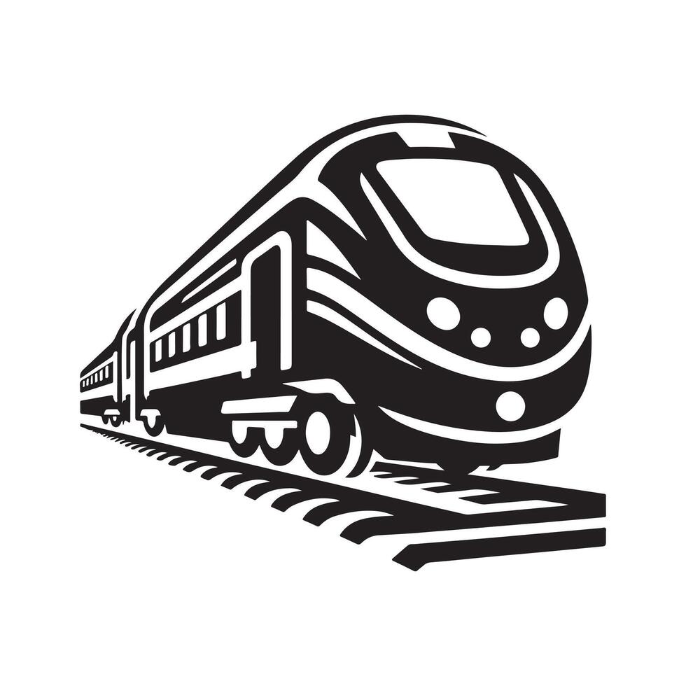 Download Train Silhouette Vectors for High-Impact Designs
