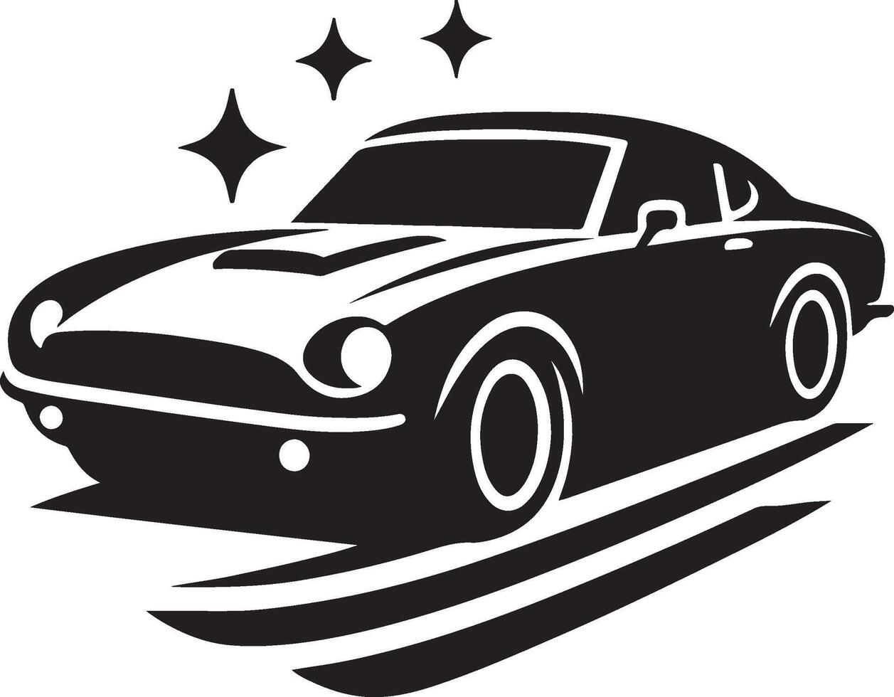 High-Resolution Coupe Car Silhouette Vectors for Automotive Projects