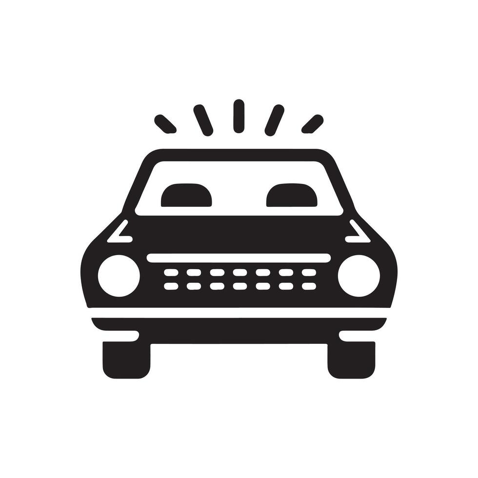 Convertible Silhouette Vectors for Car-Themed Party and Event Invitations