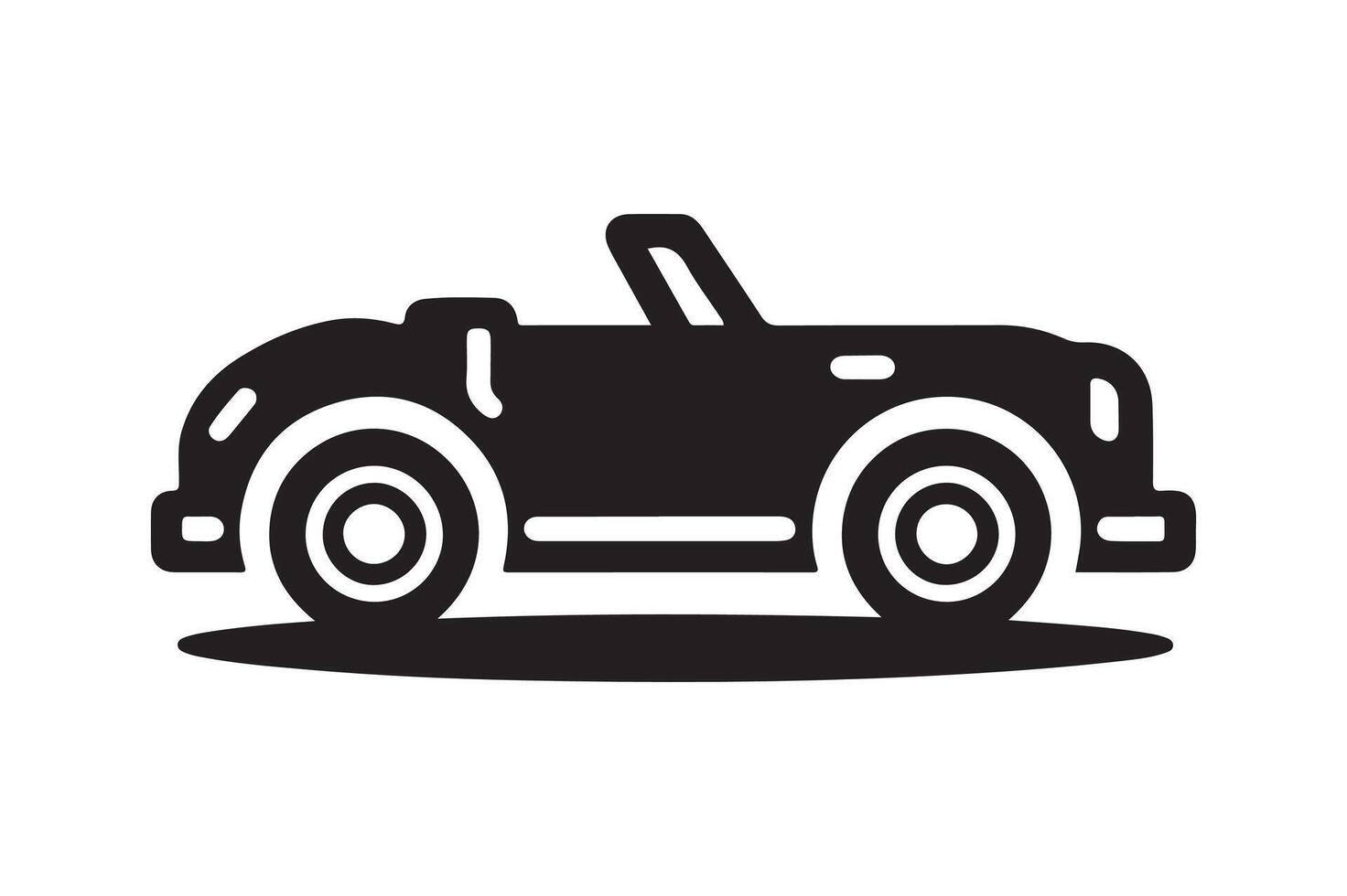 Convertible Silhouette Vectors Images for Racing and Motorsport Designs