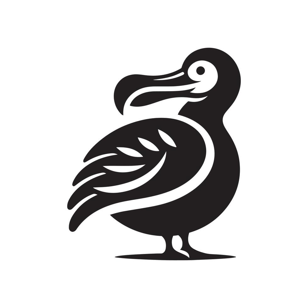 Dodo Silhouette Vectors Ideal for Historical, Fantasy, and Nature Graphics