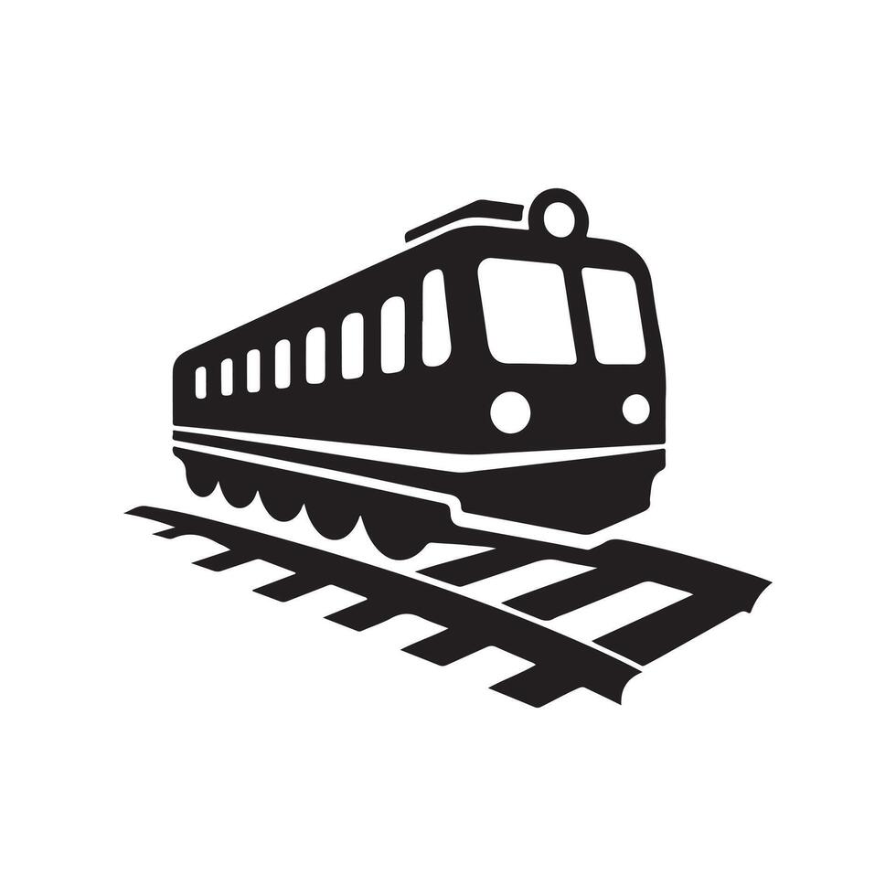 Train Silhouette Vectors for Retro and Vintage-Themed Graphics
