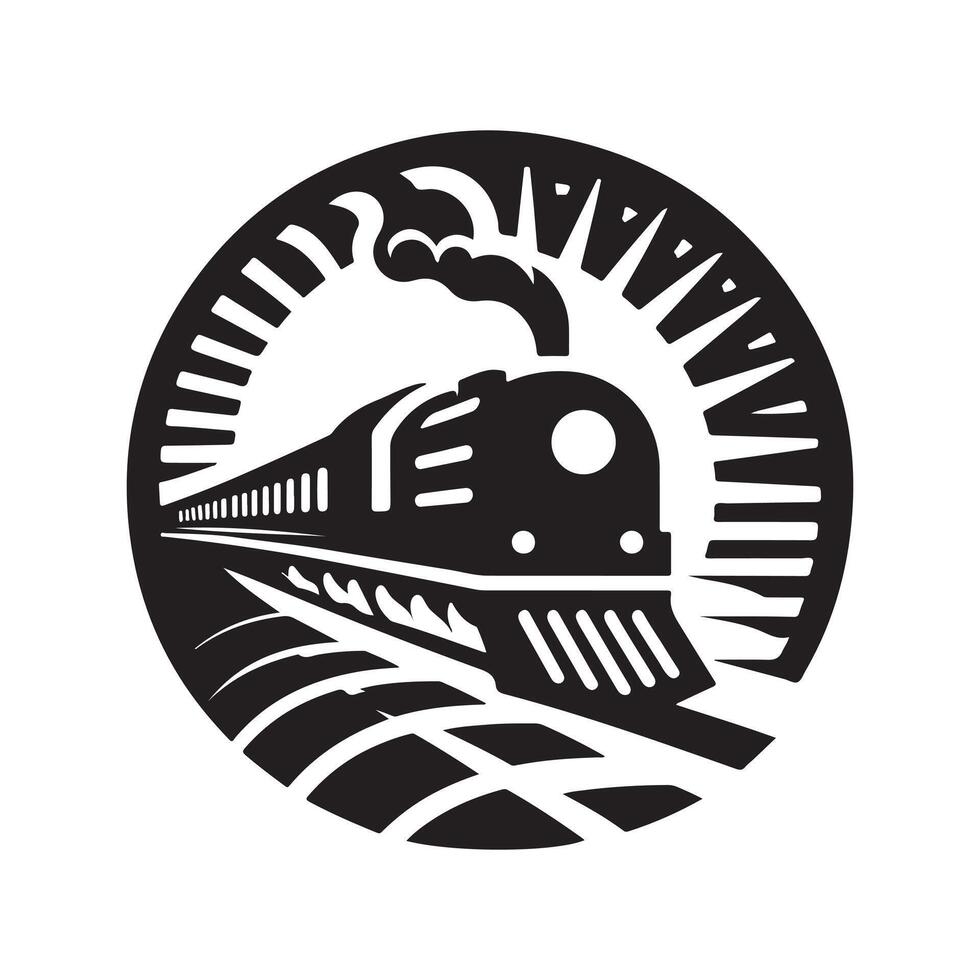 Train Silhouettes Great for Event Promotions and Invitations vector