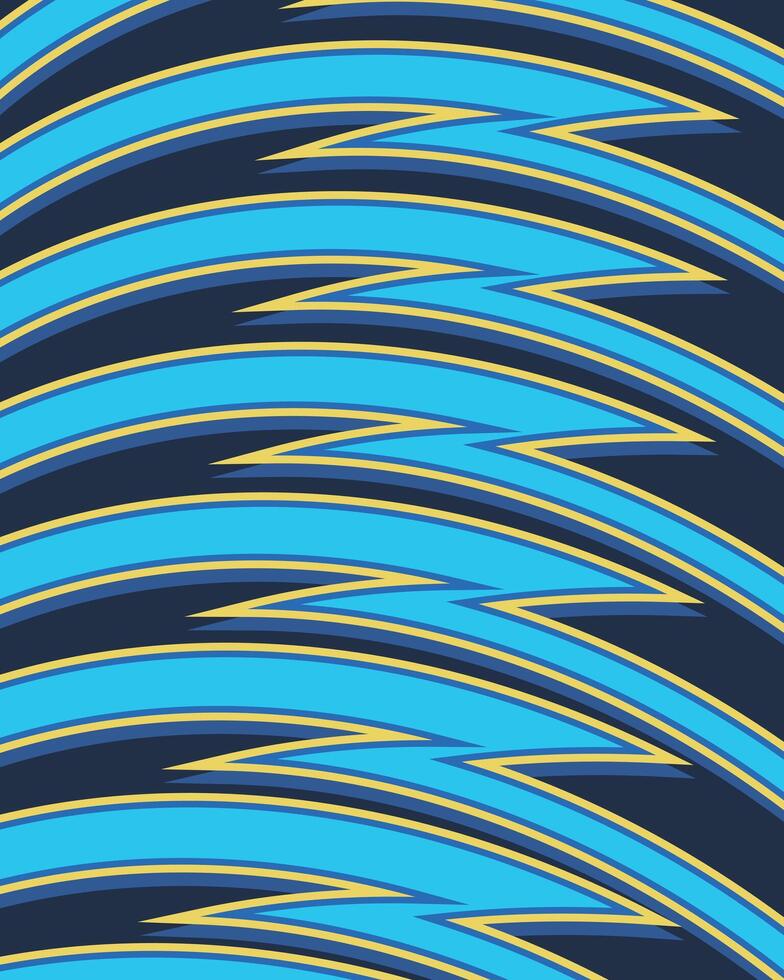 Geometric striped pattern background for sublimation sports jersey vector