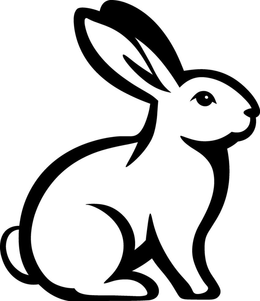 Rabbit Silhouette Illustration vector