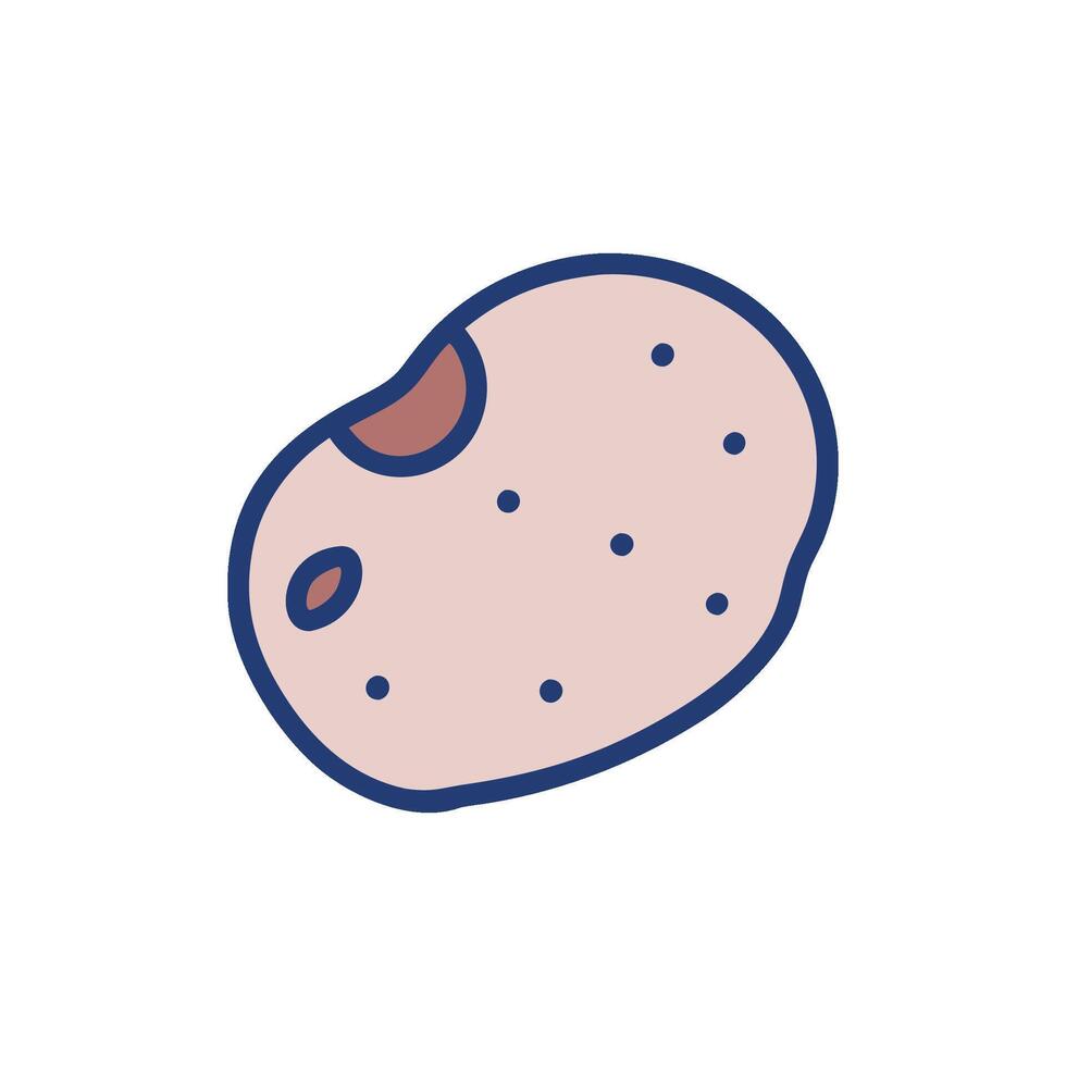 Fresh Potato Icon Design vector