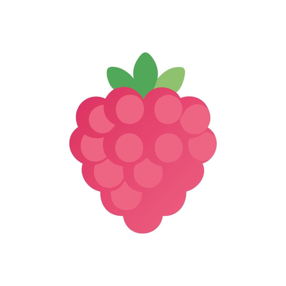 Fresh Raspberry Icon Design vector