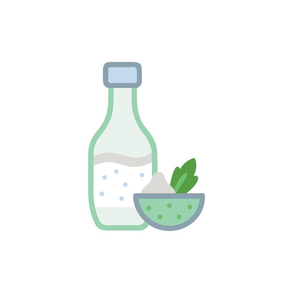 Zesty Ranch Dressing Icon Design vector