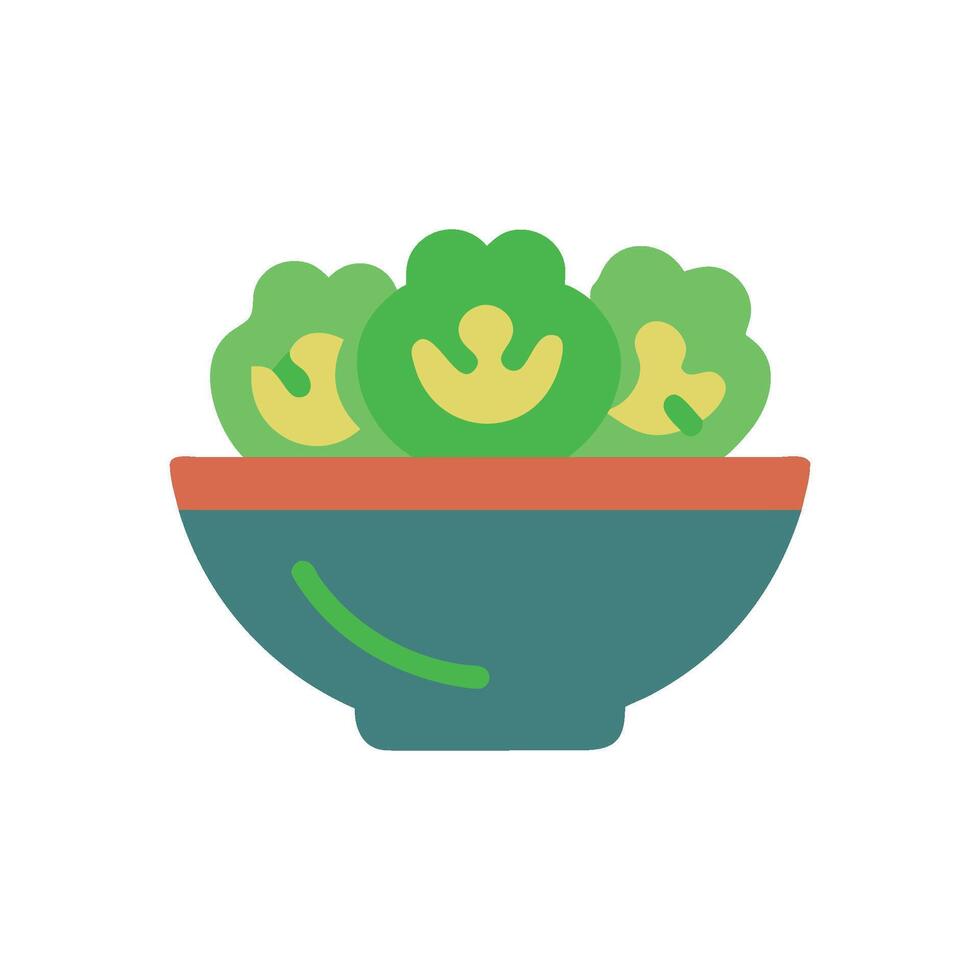 Nutritious Salad Icon Design vector