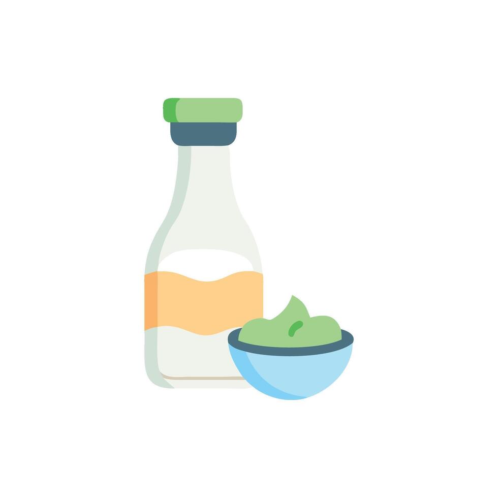 Zesty Ranch Dressing Icon vector