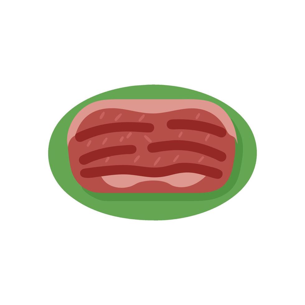 Tender Pulled Pork Icon Design vector