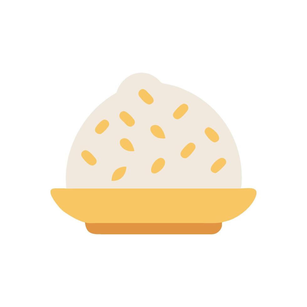 Nutritious Rice Icon Design vector
