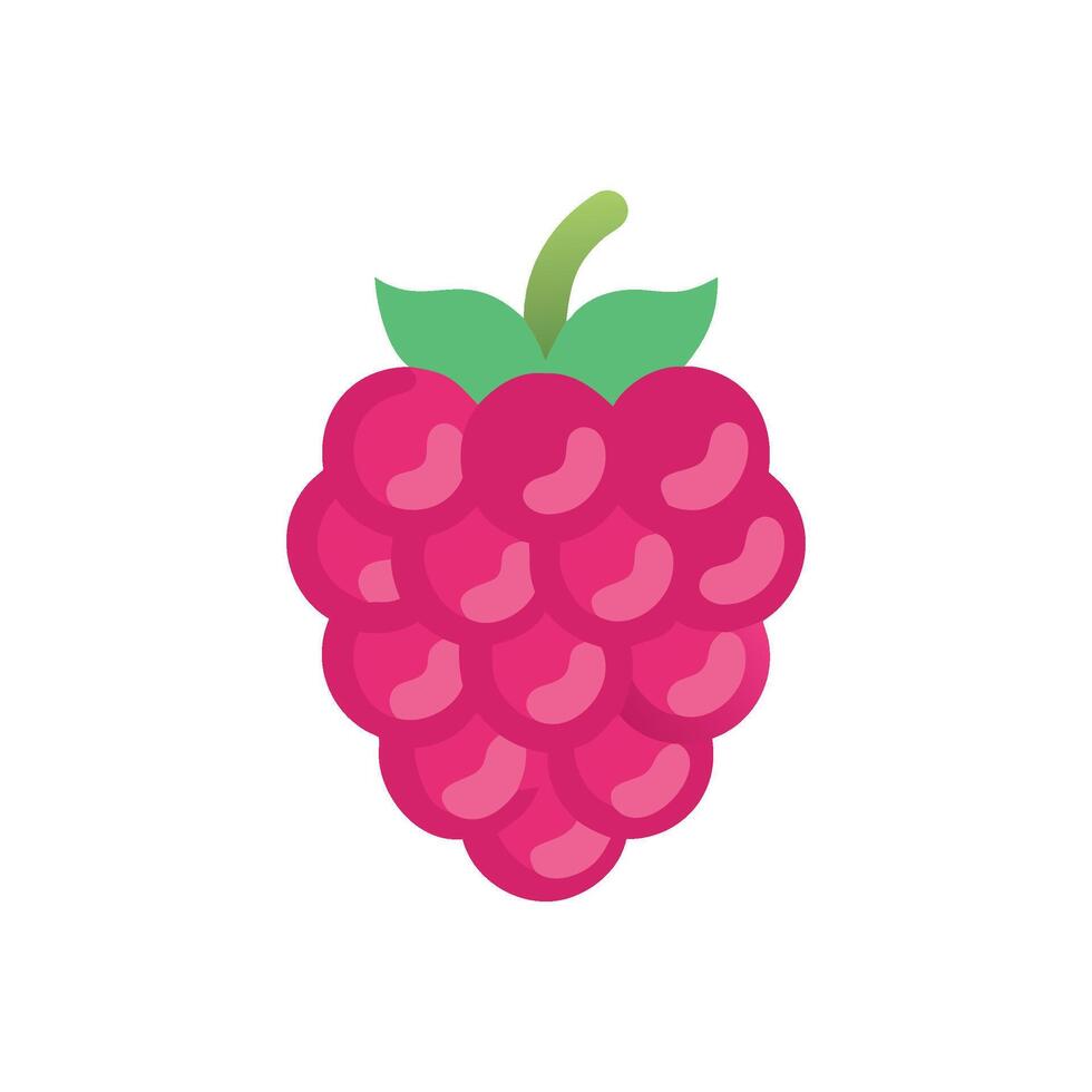 Tasty Raspberry Icon Design vector