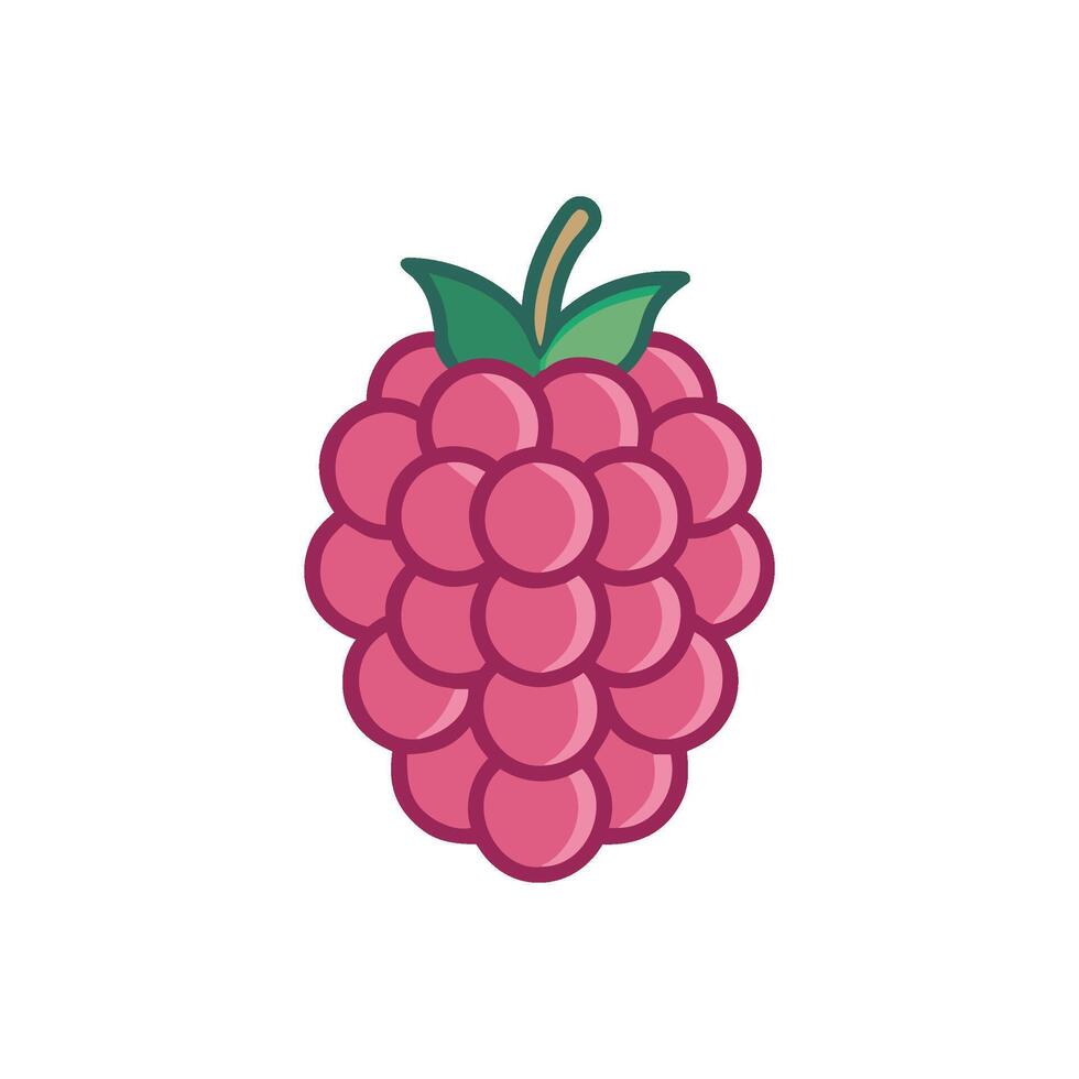 Sweet Raspberry Icon Design vector