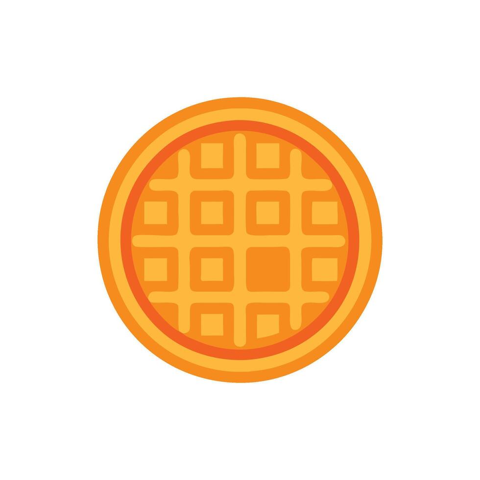 Classic Waffle Icon Design vector