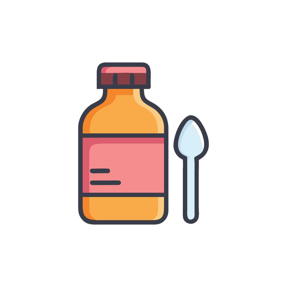 Rich Syrup Icon Design vector