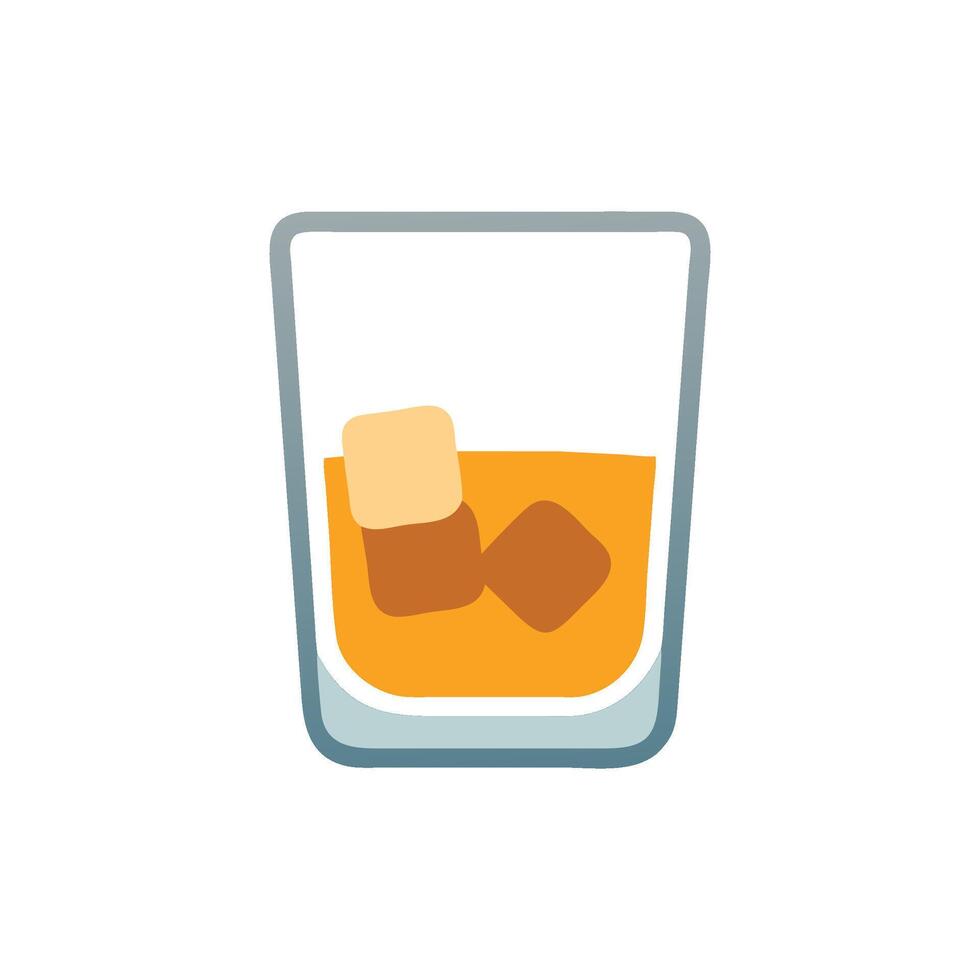 Smooth Whiskey Icon Design vector
