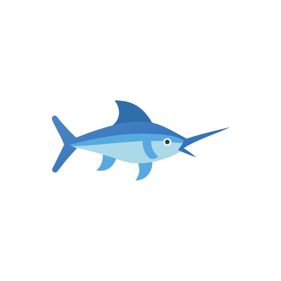 Fresh Swordfish Icon Design vector