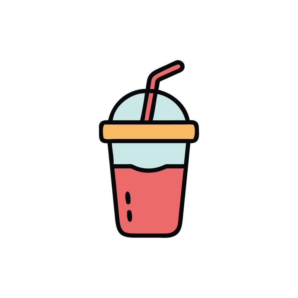 Sweet Smoothie Icon Design vector